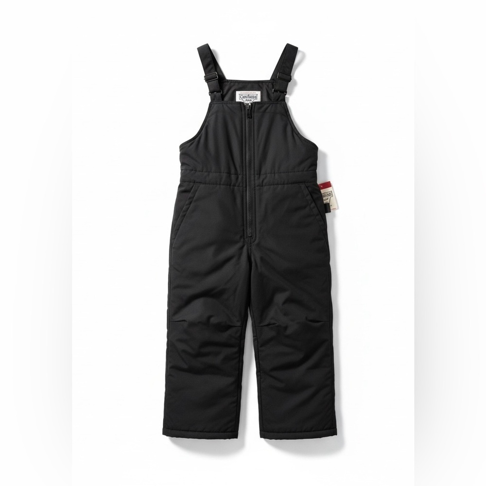OshKosh B’gosh Kids Black Snow Bib Overalls Winter Pants Insulated 4 Unisex New